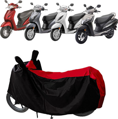 AUTOCAD Waterproof Two Wheeler Cover for Honda(Activa 6G, Red, Black)