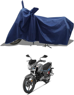 KEDIT Two Wheeler Cover for Hero(Glamour FI, Blue)