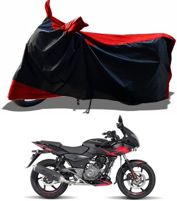 AESTRYD Two Wheeler Cover for Bajaj(Pulsar 220 BS6, Red)