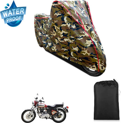 PAGORA Waterproof Two Wheeler Cover for Royal Enfield(Electra 5S, Yellow)