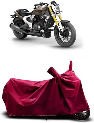 Coxtor Waterproof Two Wheeler Cover for TVS(Zeppelin BS6, Maroon)