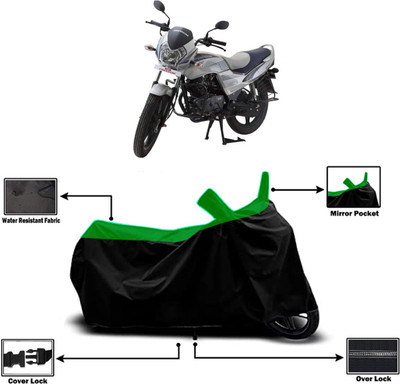 Amexride Two Wheeler Cover for LML(Freedom DX, Green)