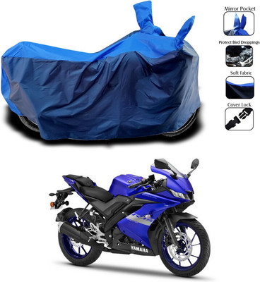 ANTHUB Two Wheeler Cover for Yamaha(Blue)