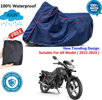 AUTOCAD Waterproof Two Wheeler Cover for Honda(SP 125, Blue, Red)