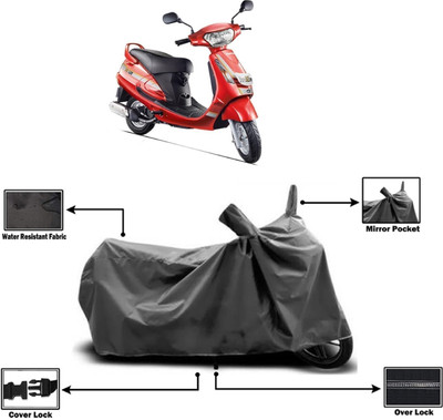 Amexride Two Wheeler Cover for Mahindra(Duro 125, Grey)