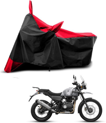 KEDIT Two Wheeler Cover for Royal Enfield(Himalayan, Red, Black)