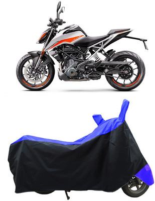 Coxtor Waterproof Two Wheeler Cover for KTM(390 Duke BS6, Blue)