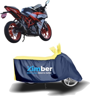 AutoRash Two Wheeler Cover for KTM(RC 390, Yellow, Blue)