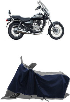 SUGASHRI Waterproof Two Wheeler Cover for Bajaj(Avenger 220 DTS-i, Grey, Blue)