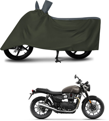 DeepShakshi AUTOMOTIVE Waterproof Two Wheeler Cover for Triumph(Street Twin, Multicolor)