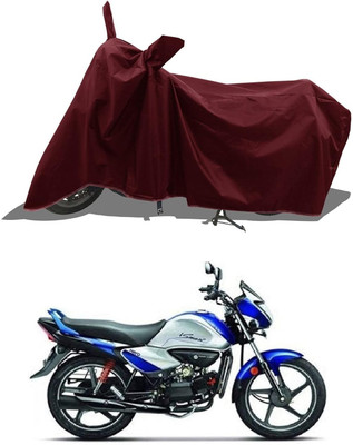 KEDIT Two Wheeler Cover for Hero(Splendor iSmart 110, Maroon)