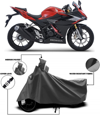 MMSSTAR Waterproof Two Wheeler Cover for Honda(CBR 150R, Grey)