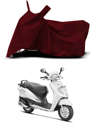 VESMEI Two Wheeler Cover for Hero(Duet LX 110CC BS6, Red)