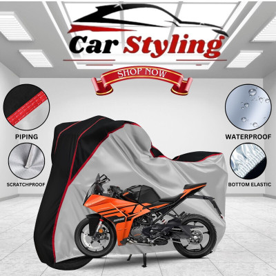 Car Styling Waterproof Two Wheeler Cover for KTM(RC 125 BS6, Multicolor)