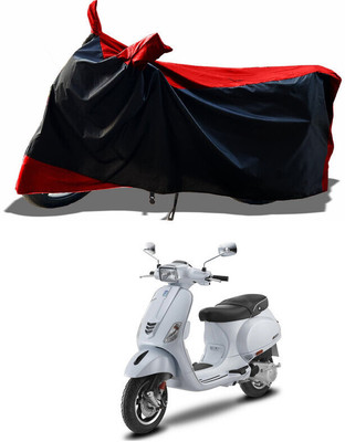 DeepShakshi AUTOMOTIVE Waterproof Two Wheeler Cover for Vespa(Piaggio Vespa, Red)
