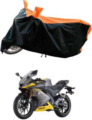 DeepShakshi AUTOMOTIVE Waterproof Two Wheeler Cover for Yamaha(YZF-R15 V3 New BS6, Orange)