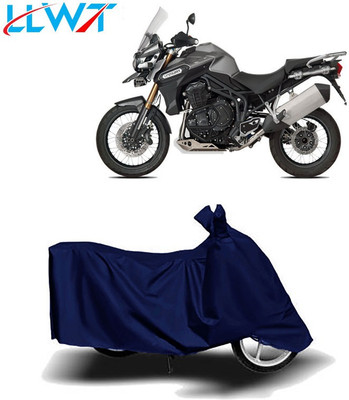 KPIND Waterproof Two Wheeler Cover for Triumph(Tiger 800, Blue)