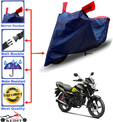 AASHTIK MART Two Wheeler Cover for Honda(SP125, Red, Blue)