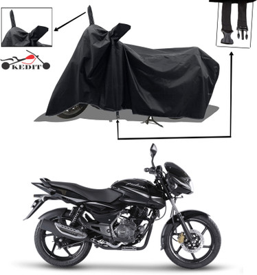 KEDIT Two Wheeler Cover for Bajaj(Pulsar 150, Black)