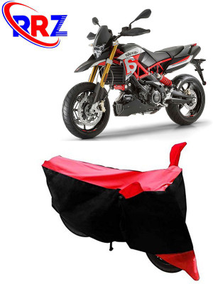 RRZ Waterproof Two Wheeler Cover for Aprilia(Dorsoduro 900, Black, Red)