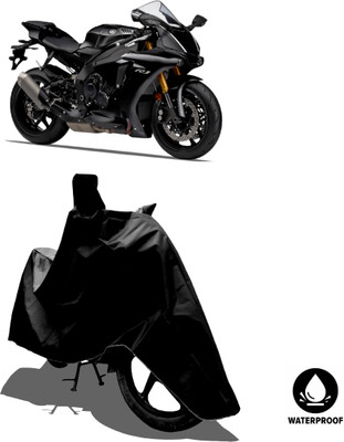 Amexride Waterproof Two Wheeler Cover for Yamaha(YZF R1 BS6, Black)