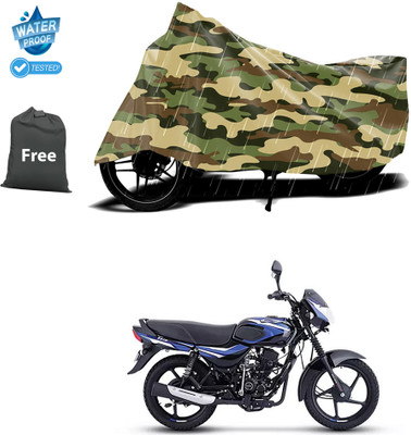 CODOKI Waterproof Two Wheeler Cover for Bajaj(CT110, Yellow)