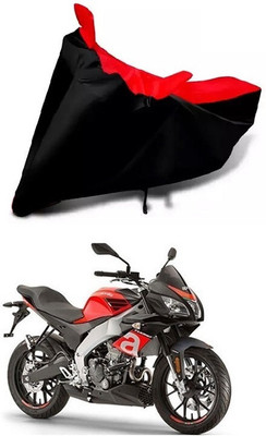 DeepShakshi AUTOMOTIVE Waterproof Two Wheeler Cover for Aprilia(Tuono 150, Red, Black)
