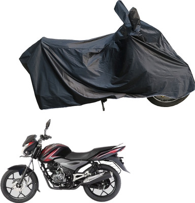 Motodreka Waterproof Two Wheeler Cover for Bajaj(Discover 100 DTS-i, Black)