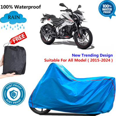 OliverX Waterproof Two Wheeler Cover for Bajaj(Pulsar NS 160, Blue)