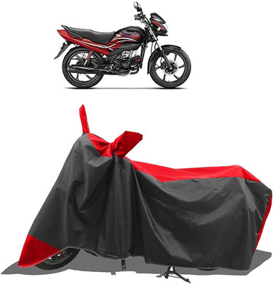WMIZEXA Waterproof Two Wheeler Cover for Hero(Passion, Red, Black)