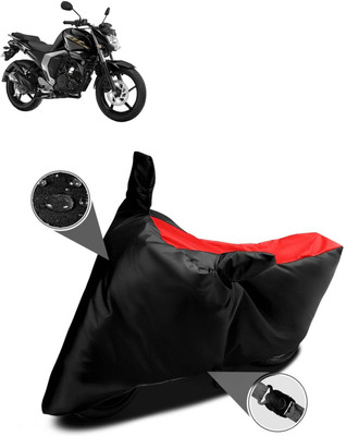 PAGORA Waterproof Two Wheeler Cover for Yamaha(FZ FI, Red)