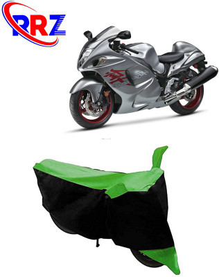 RRZ Waterproof Two Wheeler Cover for Suzuki(GSX R1300 Hayabusa, Black, Green)