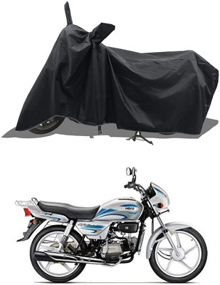 KEDIT Two Wheeler Cover for Hero(Splendor Plus, Black)