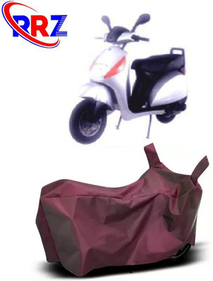 RRZ Waterproof Two Wheeler Cover for Bajaj(Fusion, Maroon)