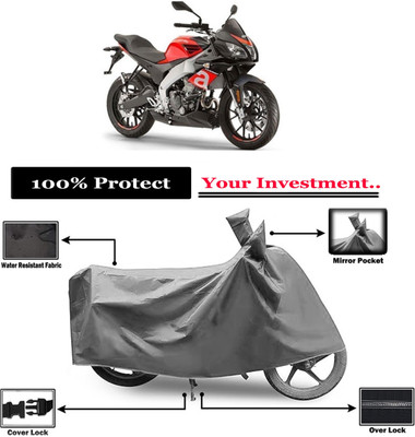 Amexride Two Wheeler Cover for Aprilia(Tuono 150 BS6, Grey)
