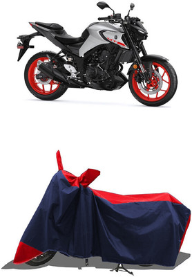 SUGASHRI Waterproof Two Wheeler Cover for Yamaha(MT 03 BS6, Red, Blue)