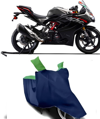 BbcMart Waterproof Two Wheeler Cover for TVS(Apache RTR 310, Green)