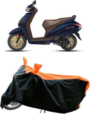 DeepShakshi AUTOMOTIVE Waterproof Two Wheeler Cover for Honda(Activa, Orange)