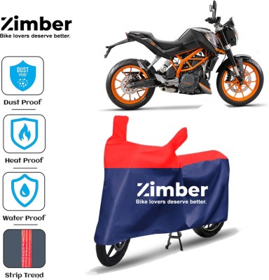 ZIMBER Two Wheeler Cover for KTM(250 Duke, Red, Blue)