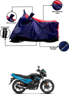 RAQTRO Two Wheeler Cover for Hero(400NK, Blue, Red)