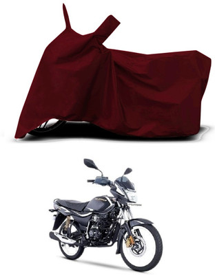 VESMEI Two Wheeler Cover for Bajaj(Platina 125, Red)