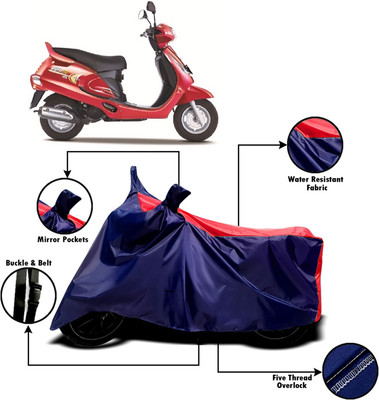 XOCAVO Two Wheeler Cover for Mahindra(Duro, Red, Blue)