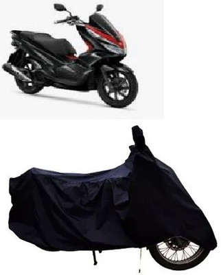 JVBRANGI Two Wheeler Cover for Honda(PCX 125, Black)