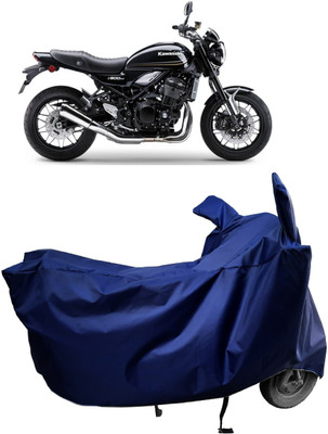 Amexride Two Wheeler Cover for Kawasaki(Z900RS BS6, Blue)