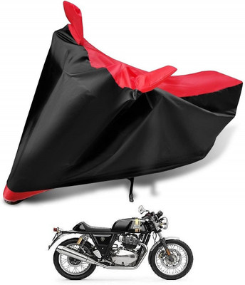 Auto Hub Two Wheeler Cover for Royal Enfield(Continental GT 650, Red)