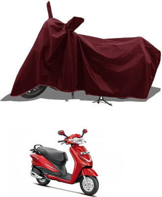 DeepShakshi AUTOMOTIVE Waterproof Two Wheeler Cover for Hero(Duet LX 110CC, Maroon)
