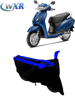 WXR Waterproof Two Wheeler Cover for Honda(Activa 6G, Black, Blue)