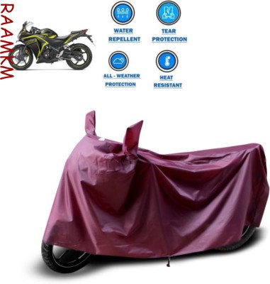 LIFE TO HUB Two Wheeler Cover for Hero, Honda, Bajaj, Ather, TVS, Yamaha(Pulsar 150 DTS-i, Maroon)