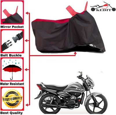 AASHTIK MART Two Wheeler Cover for Hero(Splendor NXG, Red, Black)