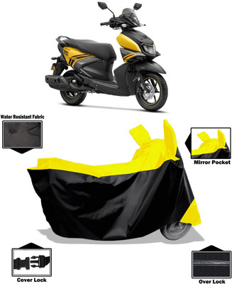 Amexride Two Wheeler Cover for Yamaha(Ray-ZR 125FI BS6, Yellow)